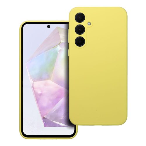 Tok SILICONE 2mm SAMSUNG A35 5G-hez citrom