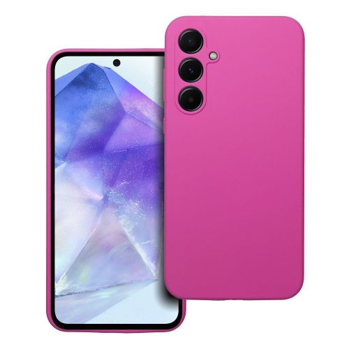 Tok SILICONE 2mm SAMSUNG A55 5G rózsaszín