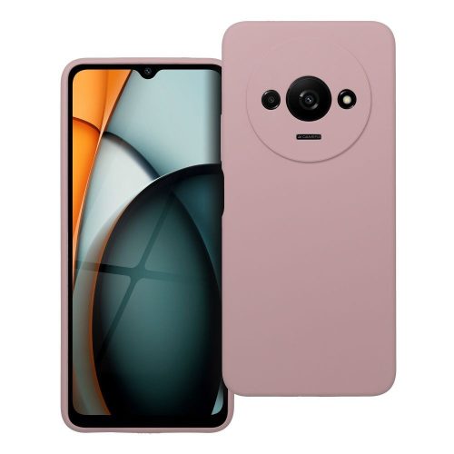 Tok SILICONE 2mm XIAOMI redmi A3 4G-hez homok rózsaszín