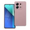Tok SILICONE 2mm XIAOMI redmi NOTE 13 5G készülékhez, homok rózsaszín