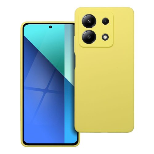 Tok SILICONE 2mm XIAOMI redmi NOTE 13 5G készülékhez citrom