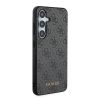 GUESS tok SAMSUNG A35 GUOHCSA35G4GFGR készülékhez (PU 4G Classic Metal Logo) fekete