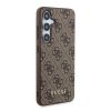 GUESS case for SAMSUNG A55 GUOHCSA55G4GFBR (PU 4G Classic Metal Logo) brown