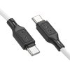 HOCO cable Type C to Type C 3A 60W X90 1 m fehér
