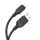 HOCO kábel USB A to Lightning 2,4A X90 1m fekete