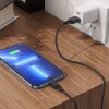 HOCO kábel USB A to Lightning 2,4A X90 1m fekete