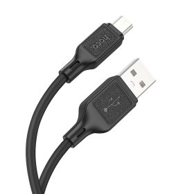 HOCO kábel USB A - Micro USB 2,4A X90 1m fekete