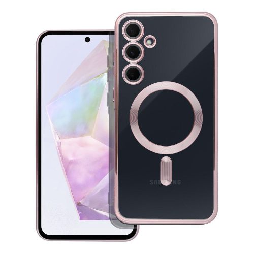 ELECTRO MAG COVER tok, amely kompatibilis a MagSafe-pel, SAMSUNG A35 rose arany színben.