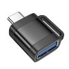 Adapter OTG USB C to USB A Hoco 3A UA31C black
