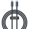 BASEUS kábel Type C to Type C PD3.1 240W 8K 60Hz CB000068 1 m fekete