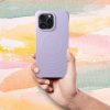 Silicone Zephyr Mag Cover kompatibilis a MagSafe-fel az IPHONE 15 lila színben