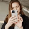 Silicone Zephyr Mag Cover kompatibilis MagSafe a IPHONE 15-höz, fehér színben