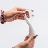 Silicone Zephyr Mag Cover kompatibilis MagSafe a IPHONE 15-höz, fehér színben