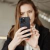 Silicone Zephyr Mag tok kompatibilis a MagSafe-fel az IPHONE 16 PRO készülékhez, fekete
