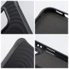 Silicone Zephyr Mag Cover kompatibilis a MagSafe-dal az iPHONE 16 PLUS-hoz, fekete
