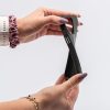 Silicone Zephyr Mag Cover kompatibilis a MagSafe-dal az iPHONE 16 PLUS-hoz, fekete