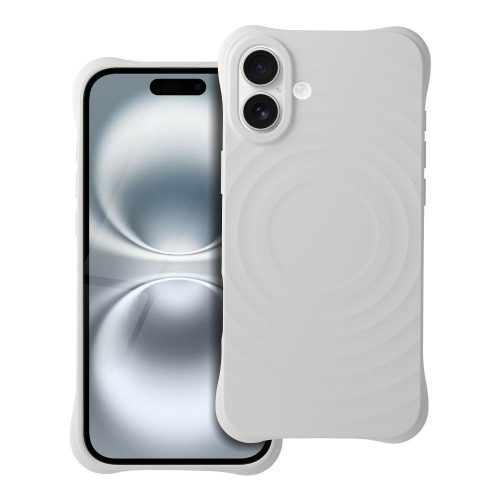 Silicone Zephyr Mag Cover kompatibilis MagSafe-dal az IPHONE 16 PLUS-hoz, fehér
