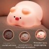 Asztali lámpa éjjeliszekrényre Piggy Art Deco érintős stílus