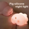 Asztali lámpa éjjeliszekrényre Piggy Art Deco érintős stílus