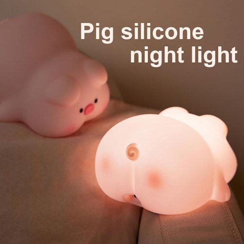 Asztali lámpa éjjeliszekrényre Piggy Art Deco érintős stílus