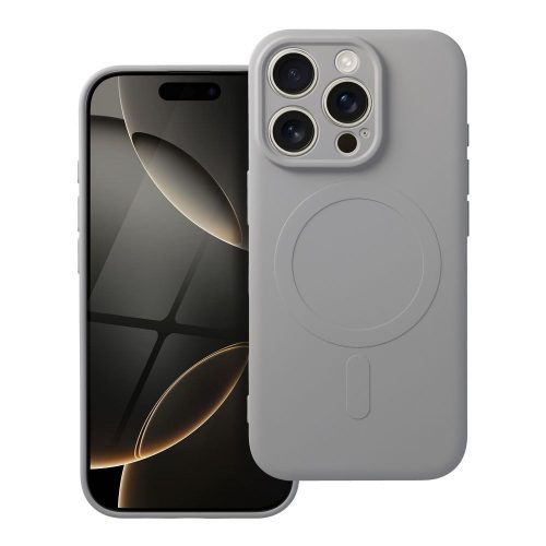SILICONE MAG COVER tok kompatibilis a MagSafe-fel IPHONE 16 Pro titán számára