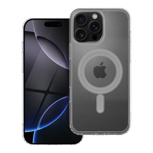 CLEAR MAG COVER tok kompatibilis a MagSafe-fel IPHONE 16 Pro Max átlátszó verzióban.
