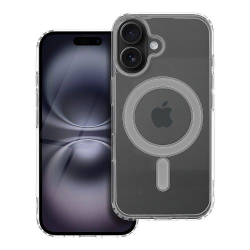 CLEAR MAG COVER tok kompatibilis MagSafe-fel az IPHONE 16-hoz, áttetsző