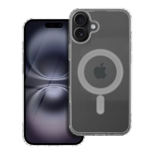 CLEAR MAG COVER tok kompatibilis a MagSafe-el az IPHONE 16 Plus számára, átlátszó