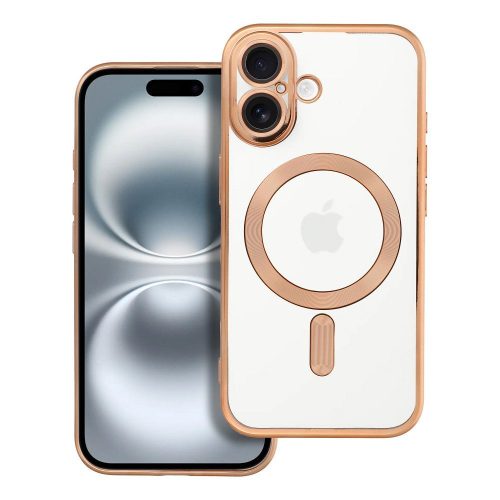 ELECTRO MAG COVER tok kompatibilis a MagSafe-fel az IPHONE 16 arany színben