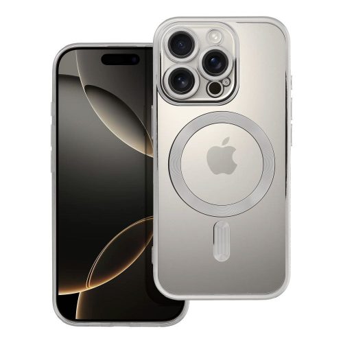 ELECTRO MAG COVER tok kompatibilis a MagSafe-fel IPHONE 16 Pro ezüst