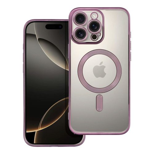 ELECTRO MAG COVER tok kompatibilis a MagSafe-fel az IPHONE 16 Pro Max számára mély lila színben