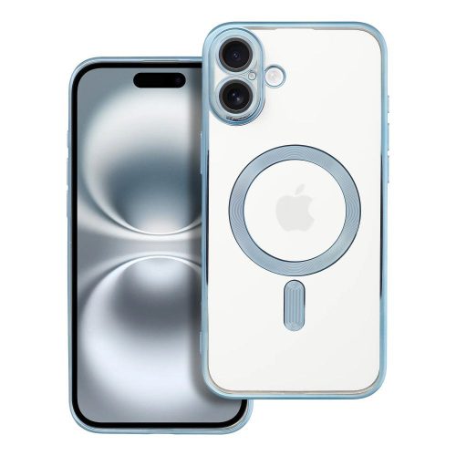 ELECTRO MAG COVER tok, kompatibilis a MagSafe-dal az IPHONE 16 Plus-hoz, kék
