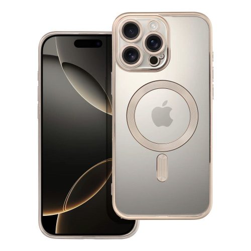 ELECTRO MAG COVER tok kompatibilis a MagSafe-fel IPHONE 16 Pro Max szürke titán színben