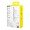 BASEUS autós töltő USB A + Type C + 2 x szivargyújtó PD 5A 30W C00455300121-00 fekete