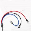 BASEUS cable 3in1 USB A to Micro USB / Lightning / Type C 3,5A CAMLT-BSY01 0,3 m fekete
