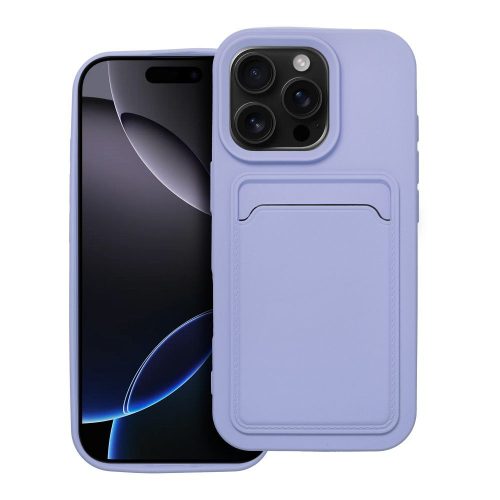 CARD tok IPHONE 16 Pro készülékhez, lila színben