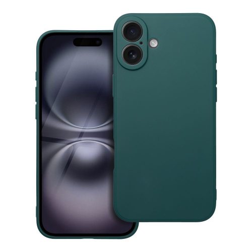 MATT tok IPHONE 16 Plus-hoz sötétzöld színben