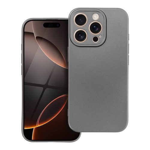 METALLIC Tok IPHONE 16 Pro-hoz szürke