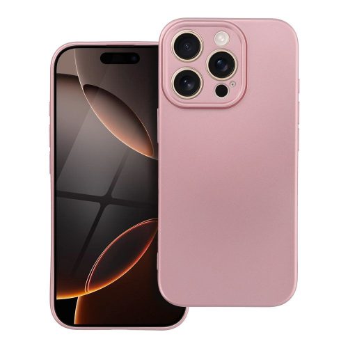 METALLIC Tok IPHONE 16 Pro-hoz rózsaszín