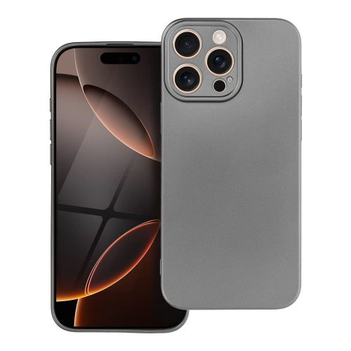 METALLIC tok IPHONE 16 Pro Max készülékhez szürke színben