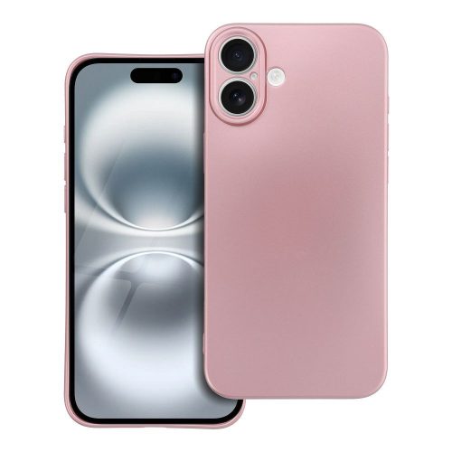 METALLIC tok az IPHONE 16 Plus-hoz, rózsaszín