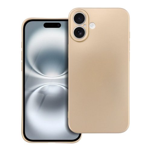 METALLIC tok az IPHONE 16 Plus Plus aranyhoz