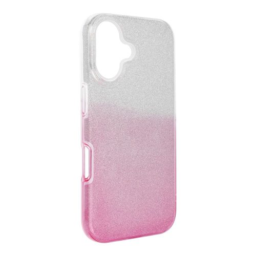 SHINING tok IPHONE 16-hoz átlátszó rózsaszín