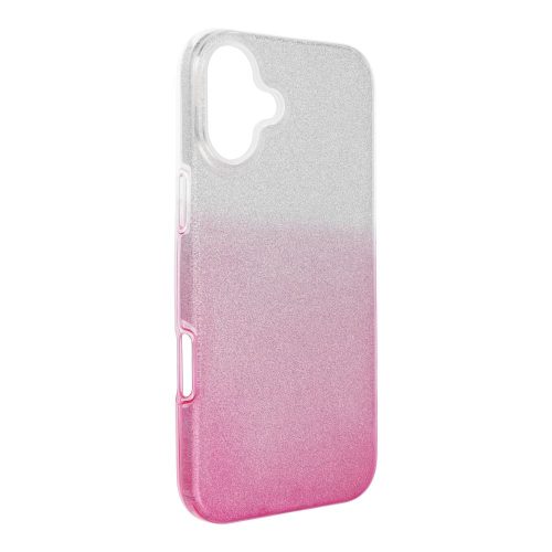 SHINING tok az IPHONE 16 Plus-hoz, áttetsző rózsaszín
