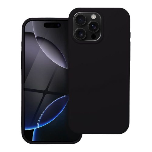 SILICONE tok IPHONE 16 Pro Max-hoz fekete színben