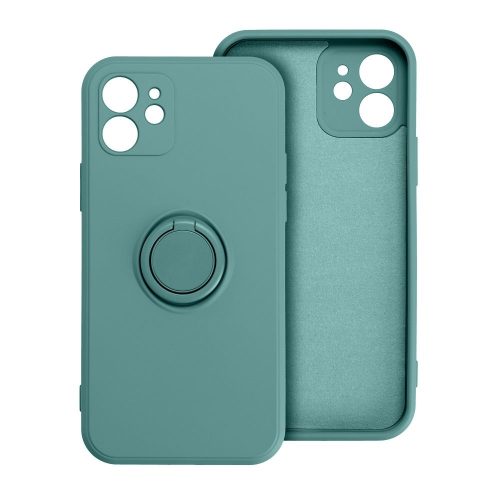 SILICONE RING tok az IPHONE 16 Plushoz zöld színben