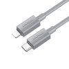 HOCO kábel Type C to Lightning PD 27W X107 1 m szürke