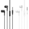 HOCO vezetékes fülhallgató Jack 3,5 mm mikrofonnal M104 fekete