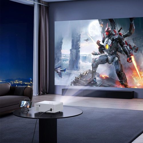 HOCO projektor Android szoftverrel, Wi-Fi, bluetooth, 1080P DT3 fehér