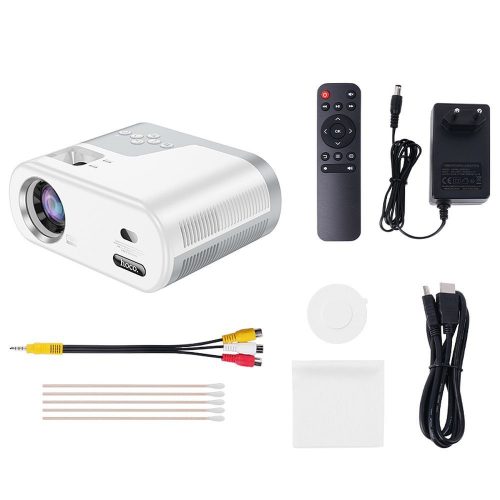 HOCO projektor Android szoftverrel Wi-Fi bluetooth 720P DT2 fehér